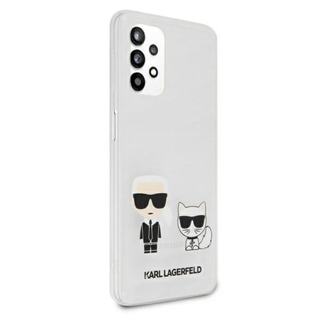 Karl Lagerfeld Ikonik & Choupette - Samsumg Galaxy A32 5G tok (átlátszó)