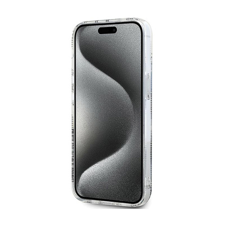 Karl Lagerfeld IML Choupette Head & Monogram - Coque iPhone 15 / 14 / 13 (Transparent)