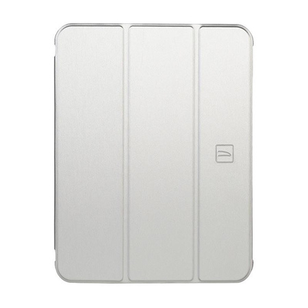 Tucano Satin Case – Etui do iPad 11" (2025) / iPad 10.9" (2022) w/Magnet & Stand up z uchwytem Apple Pencil (srebrny)
