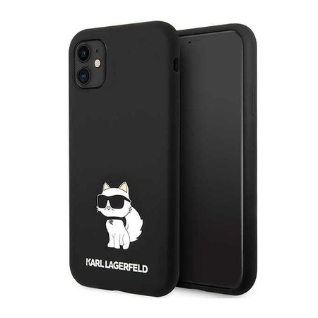 Karl Lagerfeld Silikonové pouzdro NFT Choupette - iPhone 11 (černé)