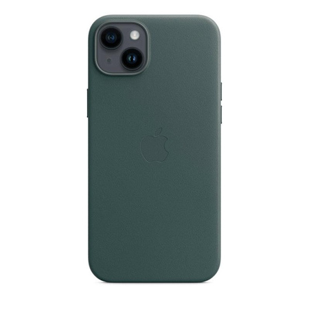 Apple Ledertasche - Ledertasche mit MagSafe für iPhone 14 Plus (waldgrün)