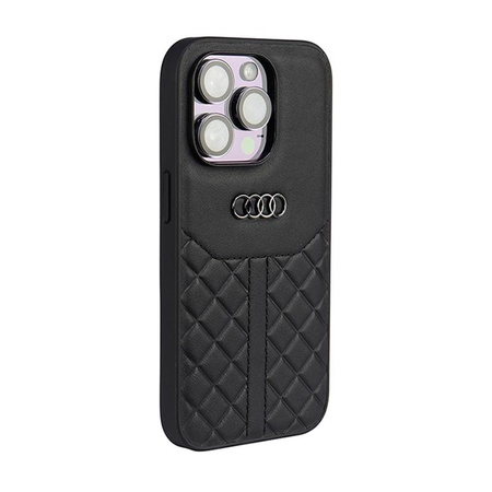 Audi Genuine Leather - pouzdro pro iPhone 14 Pro (černé)