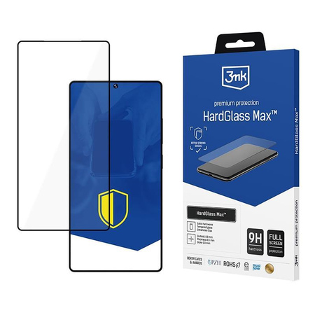 3mk HardGlass Max - Tvrzené sklo pro Samsung Galaxy S25 Ultra (černé)