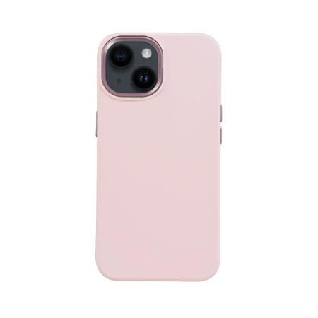Crong Color Cover LUX Magnetic - pouzdro MagSafe pro iPhone 15 Plus (růžové)