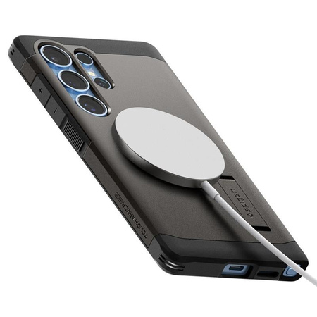 Spigen Tough Armor MagSafe - Gehäuse für Samsung Galaxy S25 Ultra (Gunmetal)