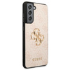 Guess 4G Big Metal Logo - Etui Samsung Galaxy S21 FE (różowy)