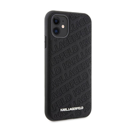 Karl Lagerfeld Quilted K Pattern - iPhone 11 Case (black)