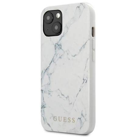 Guess Marble - iPhone 13 tok (fehér)