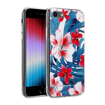 Crong Virág tok - tok iPhone SE (2022/2020) / 8 / 7 (minta 03)