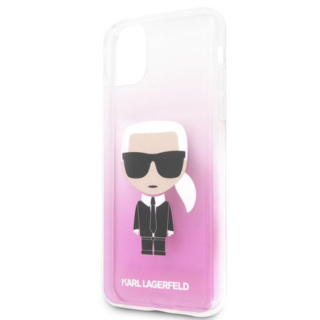 Karl Lagerfeld Iconic Karl Gradient - Coque iPhone 11 Pro Max (rose)