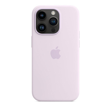 Apple Silikonhülle - Silikonhülle mit MagSafe für das iPhone 14 Pro (fliederfarben)