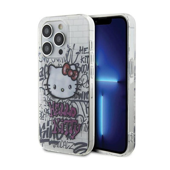 Hello Kitty IML Kitty On Bricks Graffiti - iPhone 13 Pro Case (white)