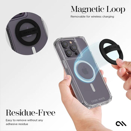 Case-Mate mágneses hurokmarkolat - MagSafe ujjmarkolat (fekete)