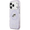 ETUI DO IPHONE 17 PRO do MAGSAFE KARL LAGERFELD ORYGINALNE FIOLETOWE CASE