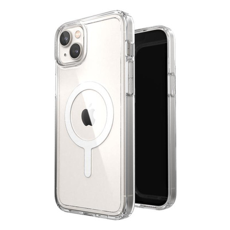 Speck Gemshell + MagSafe - Case for iPhone 15 Plus / iPhone 14 Plus with MICROBAN coating (Clear)