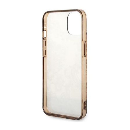 Guess Porcelain Collection - pouzdro pro iPhone 14 (okrové)