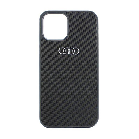Audi Carbon Fiber - Case for iPhone 12 / iPhone 12 Pro (Black)
