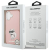 Karl Lagerfeld IML Aquarelle Choupette & Logo MagSafe - Case for iPhone 17 (pink)