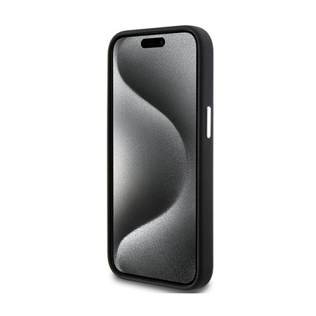 BMW Signature Liquid Silicone MagSafe - Case for iPhone 15 Plus (Black)