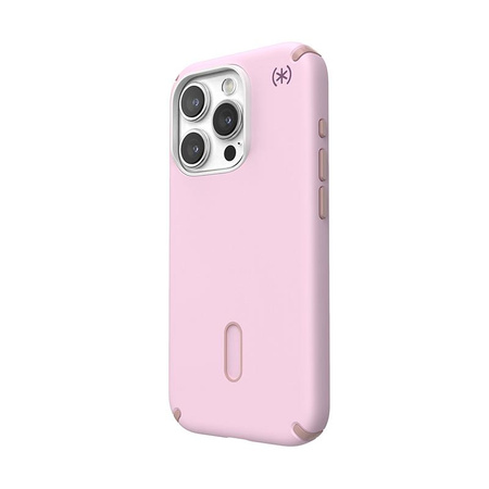 Speck Presidio2 Pro ClickLock & MagSafe - iPhone 15 Pro Case (Soft Lilac/Carnation Petal)