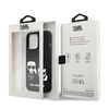 Karl Lagerfeld Slilicone Karl & Choupette - Coque iPhone 13 Pro Max (noir)