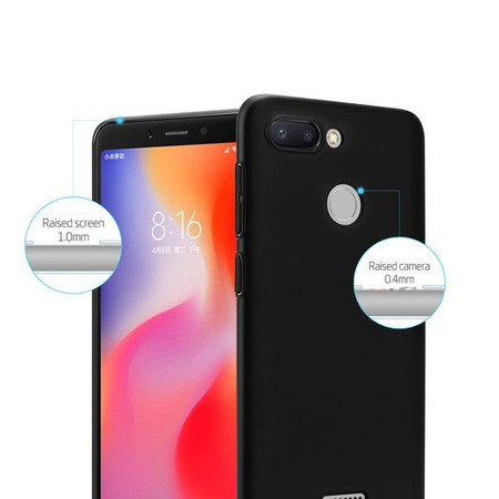 Crong Smooth Skin - Etui Xiaomi Redmi 6 (czarny)