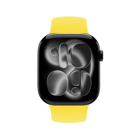 Crong Liquid - Bracelet pour Apple Watch 38/40/41/42 mm (jaune)