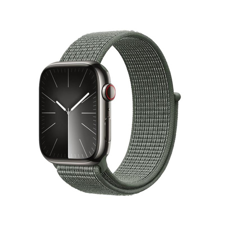 Crong Nylon - Sportpánt Apple Watch 38/40/41/42 mm-es órához (katonai zöld)
