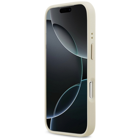 ETUI DO IPHONE 17 PRO do MAGSAFE GUESS ORYGINALNE BEŻOWE ELEGANCKIE MODNE