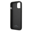 BMW Leder Curve Perforate HC - Tasche für iPhone 13 mini (schwarz)