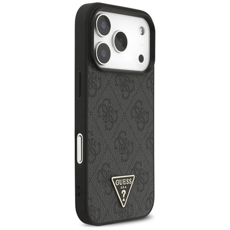 Guess 4G Strap Triangle Logo MagSafe - Hülle iPhone 17 Pro (schwarz)