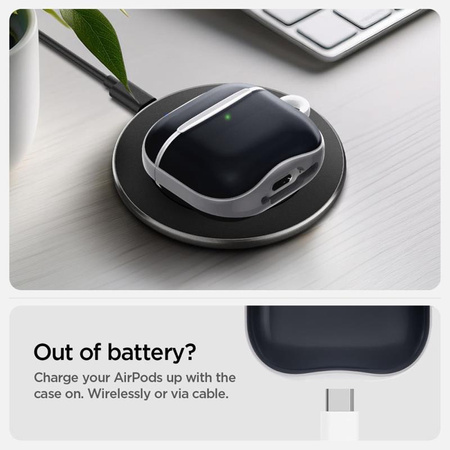 Spigen Classic C1 - Étui pour Apple AirPods 4 (Graphite)