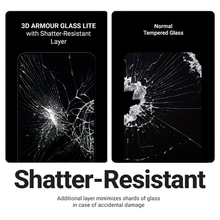 Crong 3D Armor Glass Lite - Vetro temperato Full Glue per Xiaomi 17