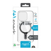 Speck Presidio Lux Grip ClickLock & Magsafe - Coque pour iPhone 15 Pro (Transparent / Finition chromée / Argent Serein)