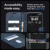 Spigen Wallet S Pro - Coque pour iPhone 15 Pro (Marine)