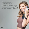 Case-Mate Essential Phone Strap mit Brieftasche - Universeller Handy-Strap mit Brieftasche (Schwarz)