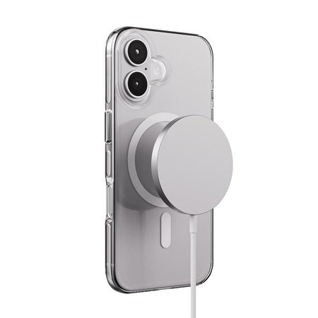 Crong Clear MAG Pro - Étui MagSafe pour iPhone 16 (transparent)