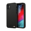 BMW M Collection PU Carbon - Coque pour iPhone 12 mini (noir)