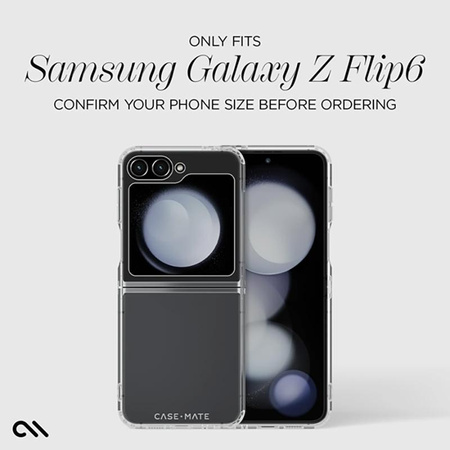 Pouzdro Case-Mate Tough Clear - Samsung Galaxy Z Flip 6 (průhledné)