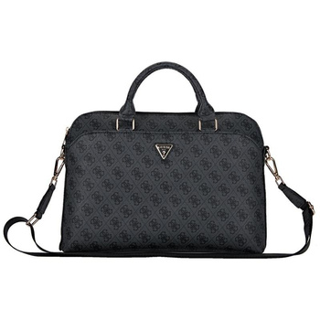 Guess 4G Reißverschlusstasche Triangle Logo - 15" Notebooktasche (schwarz)