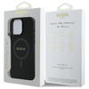 Guess Saffiano Classic Logo MagSafe - iPhone 16 Pro Max tok (fekete)