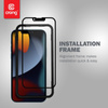 SZKŁO HARTOWANE NA EKRAN DO IPHONE 13 PRO MAX | 14 PLUS, Crong z Ramką, Ochronne