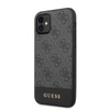 Guess 4G Bottom Stripe Collection - iPhone 11 tok (szürke)