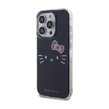 Hello Kitty IML Kitty Face - iPhone 15 Pro Max tok (fekete)