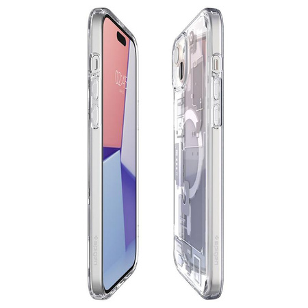 Spigen Ultra Hybrid MagSafe - Schutzhülle für iPhone 15 Plus (Zero One White)