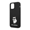 Karl Lagerfeld Silikon NFT Choupette - iPhone 12 / iPhone 12 Pro Tasche (schwarz)