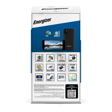 Energizer Ultimate U505S - Smartphone 1GB RAM 16GB 5" 4G Dual Sim EU (Black)