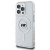 Karl Lagerfeld IML Metall Karl Head MagSafe - iPhone 16 Pro Max Tasche (weiß)