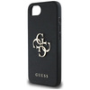 Guess Grained Big 4G Logo Small Classic Logo - Case for iPhone 16e (black)