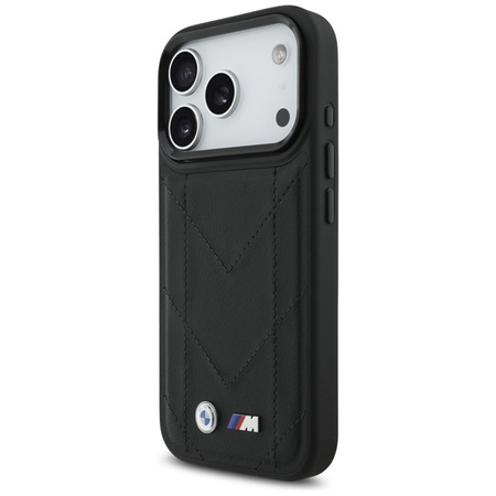 Etui do iPhone 17 Pro MagSafe BMW M Oryginalny Skórzany Czarny Case